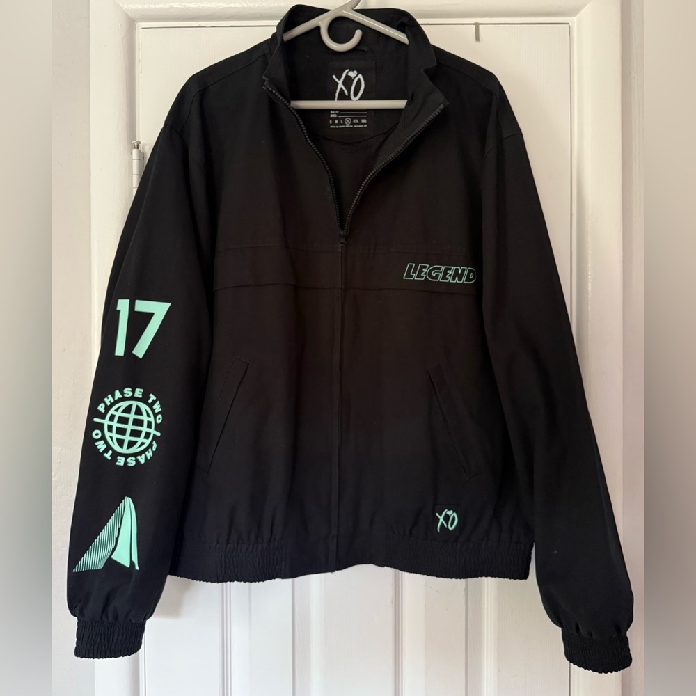 The Weeknd XO Legend StarBoy World Tour 2017 Concert Phase Two Jacket bomber